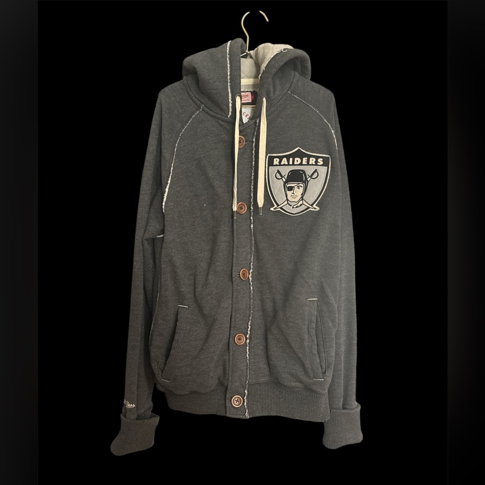 Mitchell and Ness Raiders Throwback Sweater